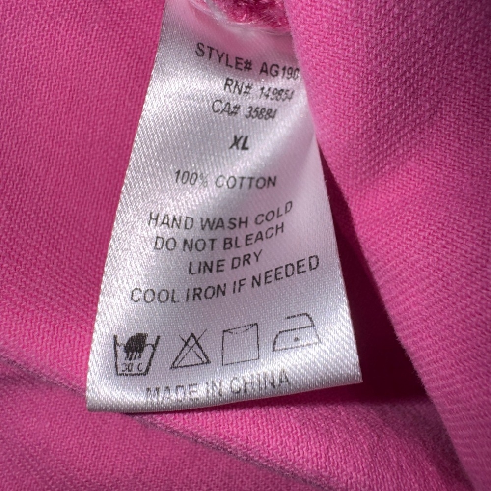 Sadie & Sage Pink Sweet Pea Denim Romper Utility Jumpsuit AG1901TW XL NEW - Picture 9 of 16